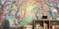 Enchanted Forest Journey Mural by HappyWall
