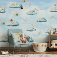 Counting Sheeps Mural by HappyWall
