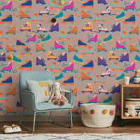 Skates Mural Wallpaper by HappyWall