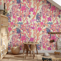 Capuchin Monkeys Mural by HappyWall