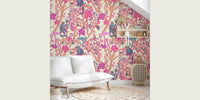 Capuchin Monkeys Mural by HappyWall