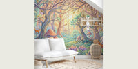 Enchanted Forest Journey Mural by HappyWall