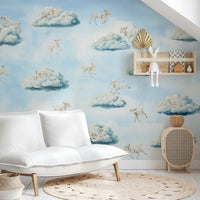 Counting Sheeps Mural by HappyWall