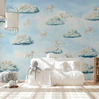 Counting Sheeps Mural by HappyWall