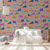 Skates Mural Wallpaper by HappyWall