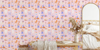 Vintage Toys Mural by HappyWall