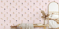 Retro Surf Girls Mural by HappyWall
