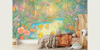 Toy Ducks Wallpaper Mural by HappyWall