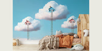 Skyward Dreams Mural by HappyWall