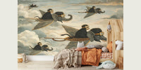 The Wild Flight Mural by HappyWall