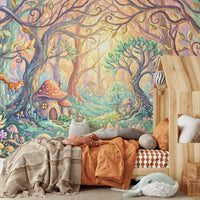 Enchanted Forest Journey Mural by HappyWall