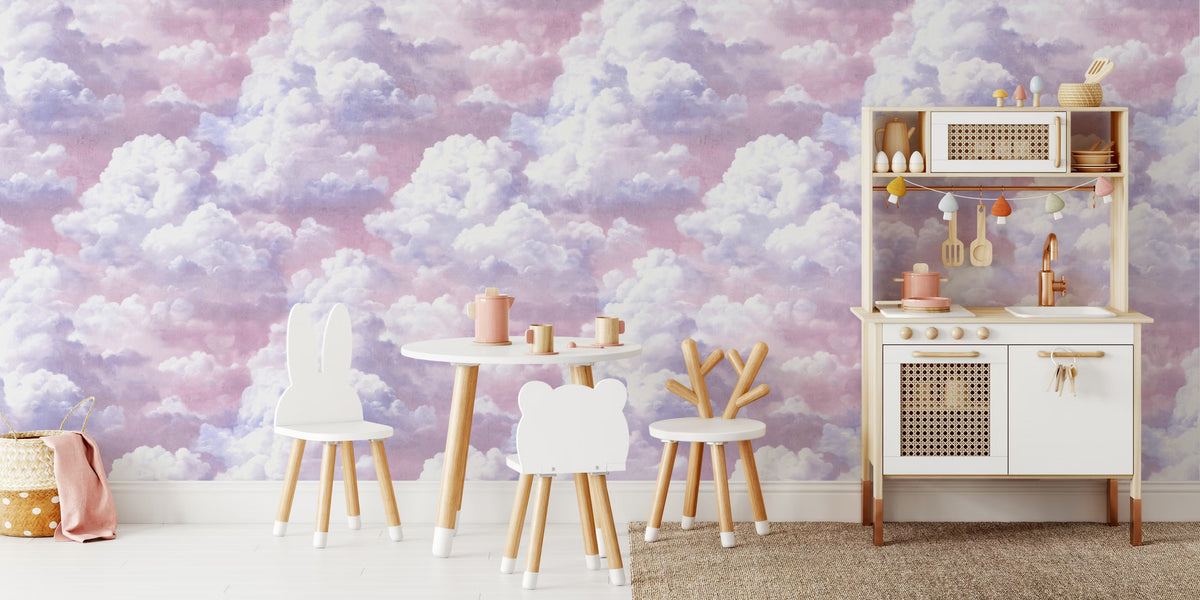 Ethereal Cloud Dancer Mural by HappyWall
