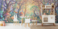 Enchanted Forest Journey Mural by HappyWall
