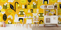 Bee Ha-bee Mural by HappyWall