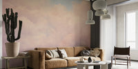Cotton Candy Clouds Mural by HappyWall