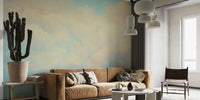 Cotton Candy Clouds Mural by HappyWall