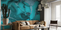 Fancy Faux Marble  Mural by HappyWall