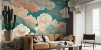 Celestial Asian Clouds Mural by HappyWall