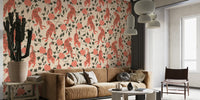 Vintage Chinese Tigers and Florals by HappyWall