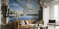 Renkowo Snowy Landscape Mural by HappyWall