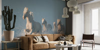 Angels of Camargue Mural by HappyWall