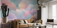 Colorful Dreamy Skies Mural by HappyWall