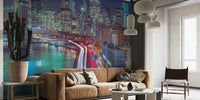 Streets of Manhattan City Mural by HappyWa