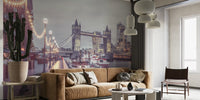 Evening Cityscape Vibes Mural by HappyWall