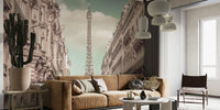 Parisian Flair - Urban Vintage Style Mural by HappyWall