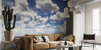 Clouds Over Water Mural by HappyWall