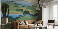 Sunday Golf Mural by HappyWall