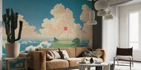 Ocean Golf Club Mural by HappyWall