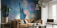 Liberty Fireworks Mural by HappyWall
