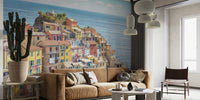 Manarola Architecture Mural by HappyWall