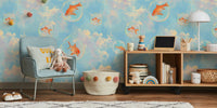 Bubble Fish Wallpaper Mural by HappyWall