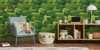 Crocodile Rock Mural by HappyWall