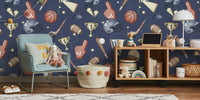 American Sports Mural by HappyWall