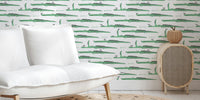 Funny Crocodiles Mural by HappyWall