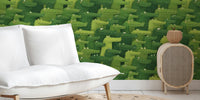 Crocodile Rock Mural by HappyWall