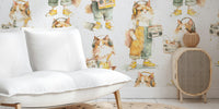 Vintage Ragdoll DJ Mural by HappyWall