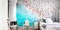 San Sebastian Beach Mural by HappyWall