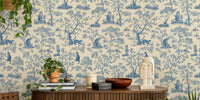 Enchanted Forest Cat Mural by HappyWall