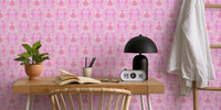 Pink Seahorse Harmony Mural by HappyWall