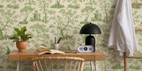 Enchanted Forest Cat Mural by HappyWall