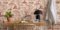 Enchanted Forest Cat Mural by HappyWall