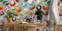 All Sport Balls Mural by HappyWall