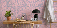 Asian Crane Pond  Mural by HappyWall