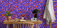 Mushroom Forest Mural by HappyWall