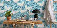 CFA Voysey The Sea Gulls Mural by HappyWall