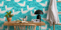 CFA Voysey The Sea Gulls Mural by HappyWall